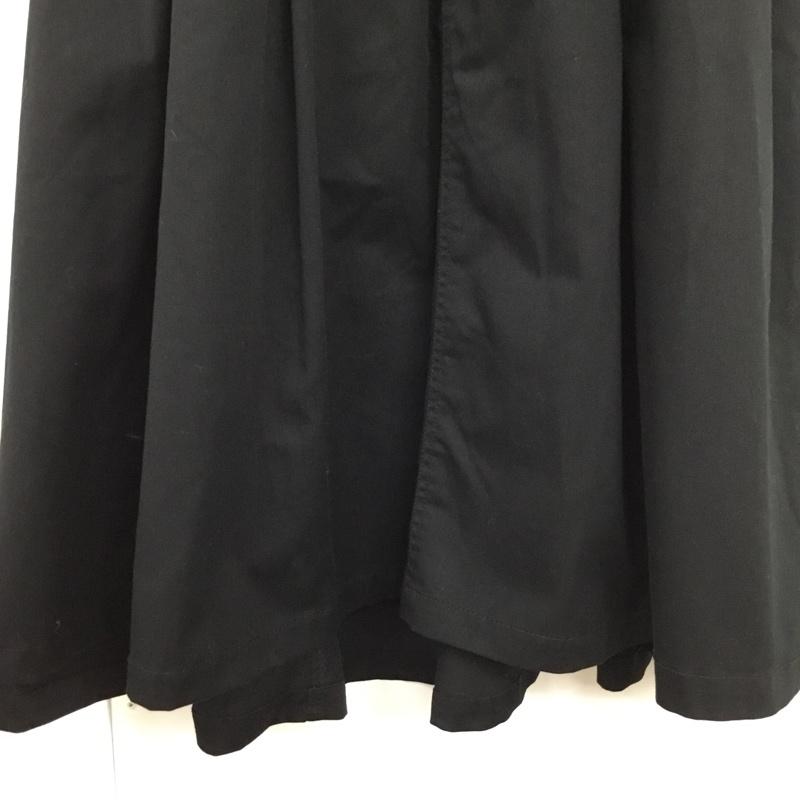 ニコアンド niko and... スカート ロングスカート M 無地 黒 / ブラック / black レディース USED 古着 中古 10154960
