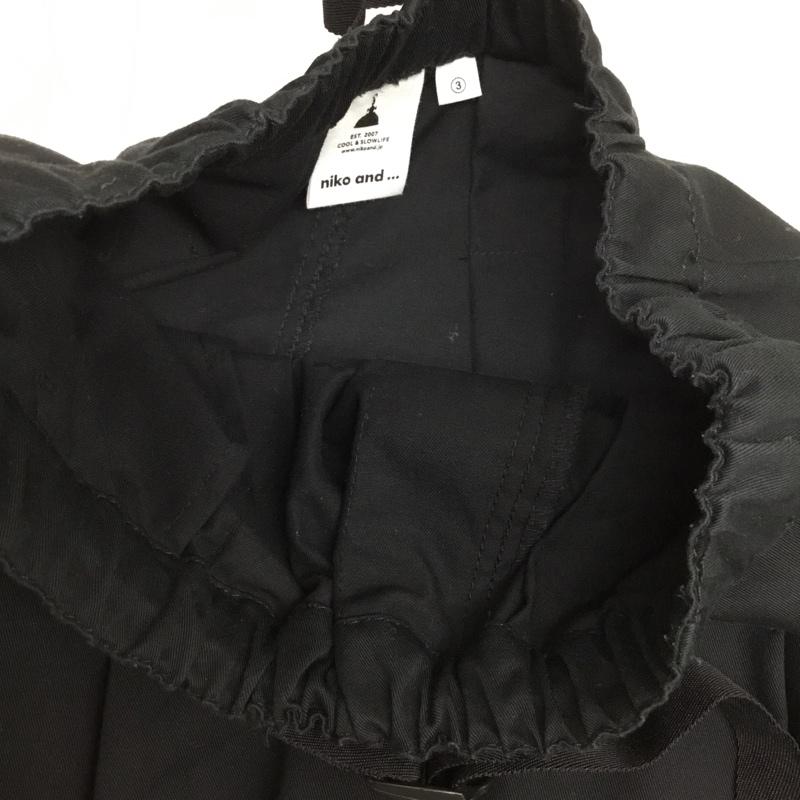 ニコアンド niko and... スカート ロングスカート M 無地 黒 / ブラック / black レディース USED 古着 中古 10154960