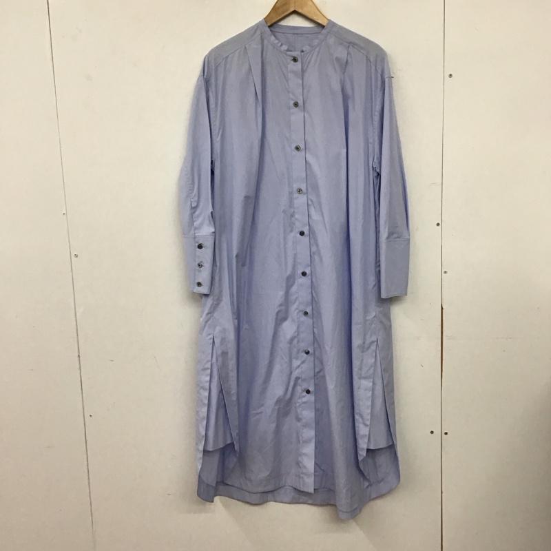 カリテ qualite ワンピース ロングスカート 3246-00-90002 シャツワンピース FREE 無地 水色 / ライトブルー / レディース USED 古着 中古 10154961
