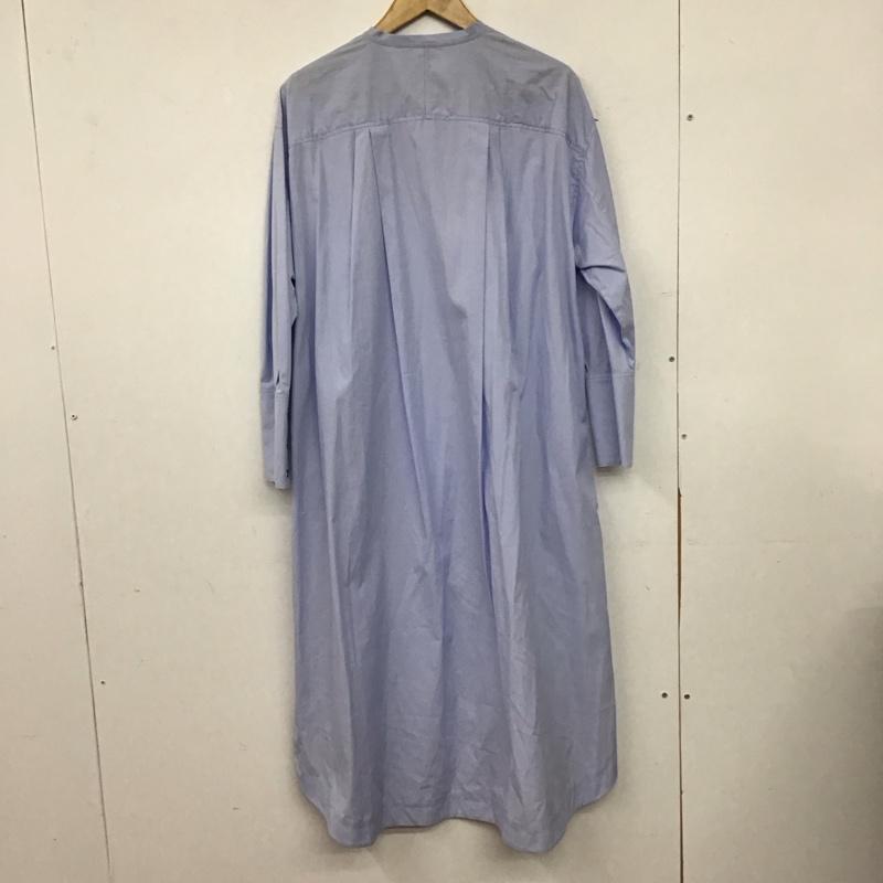 カリテ qualite ワンピース ロングスカート 3246-00-90002 シャツワンピース FREE 無地 水色 / ライトブルー / レディース USED 古着 中古 10154961
