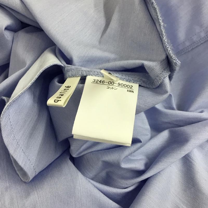 カリテ qualite ワンピース ロングスカート 3246-00-90002 シャツワンピース FREE 無地 水色 / ライトブルー / レディース USED 古着 中古 10154961