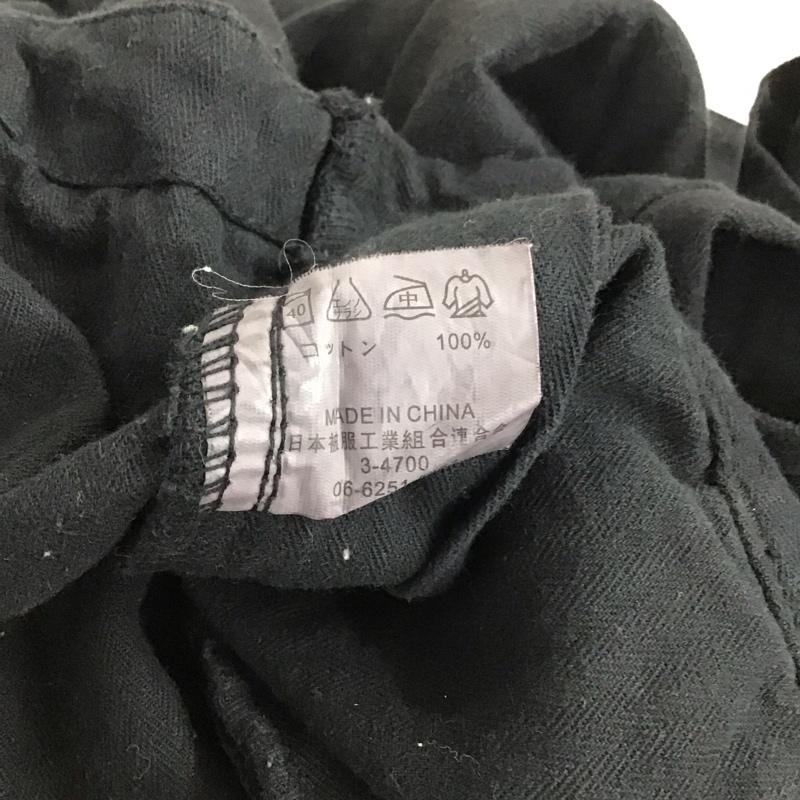 古着 USED サロペット・オーバーオール サロペット、オーバーオール ミリタリー フランス海軍 復刻 HBT コットン 無地 黒 / ブラック / black メンズ USED 古着 中古 10154964