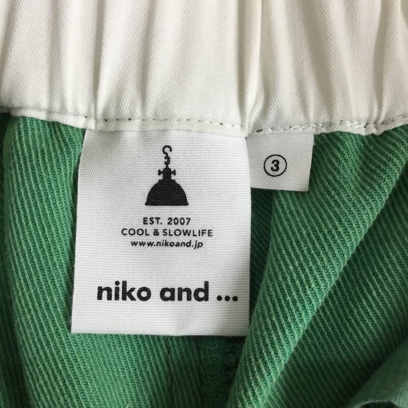 ニコアンド niko and... パンツ デニム、ジーンズ M 無地 緑 / グリーン / green レディース USED 古着 中古 10154965