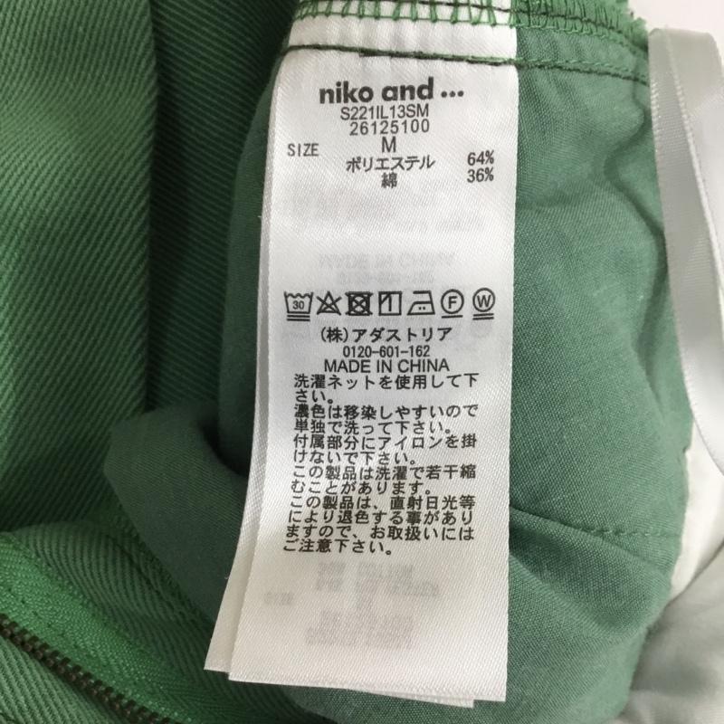 ニコアンド niko and... パンツ デニム、ジーンズ M 無地 緑 / グリーン / green レディース USED 古着 中古 10154965