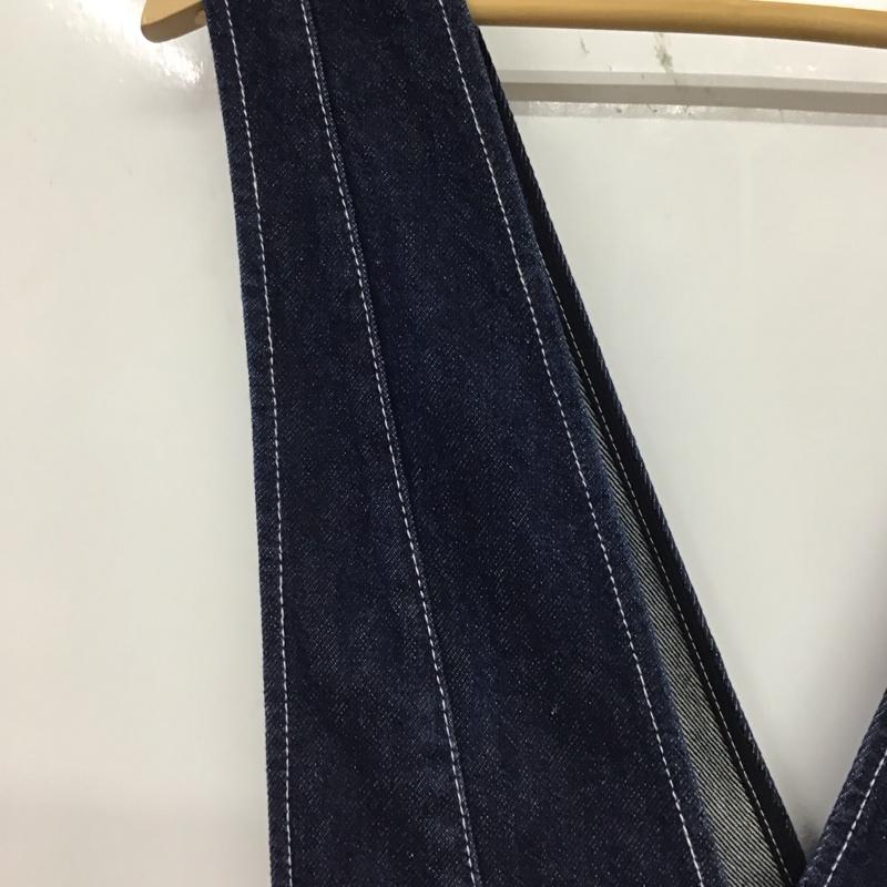 ザラ ZARA ワンピース ロングスカート 5899 066 407 デニムジャンパースカート タグ付き M 無地 インディゴ / インディゴ / Indigo レディース USED 古着 中古 10154966