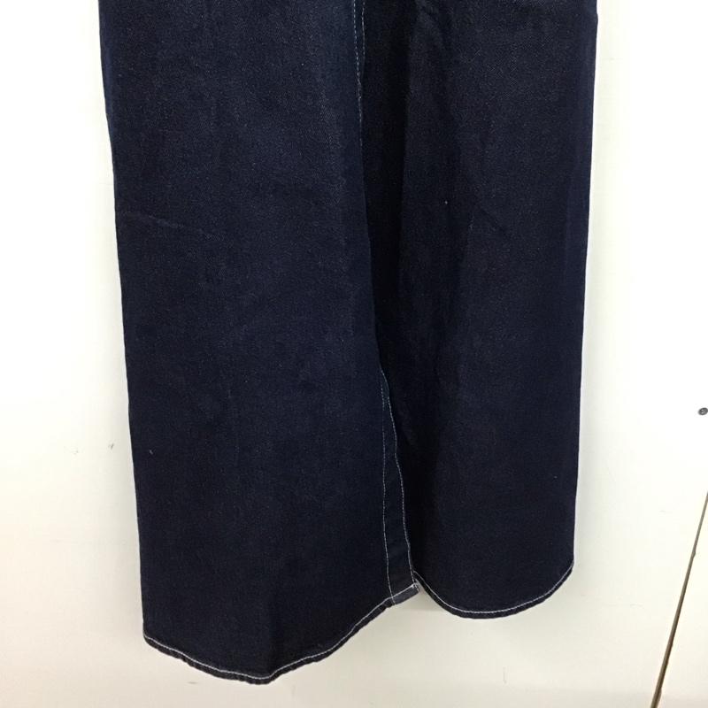 ザラ ZARA ワンピース ロングスカート 5899 066 407 デニムジャンパースカート タグ付き M 無地 インディゴ / インディゴ / Indigo レディース USED 古着 中古 10154966