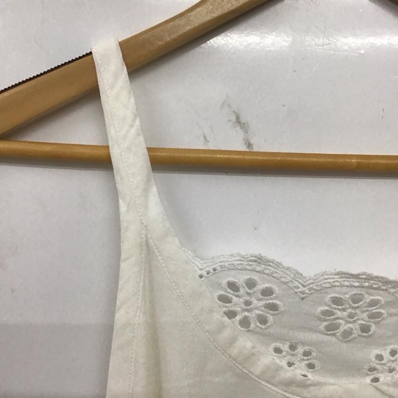 スタディオクリップ studio CLIP ワンピース ロングスカート petiキャミOP タグ付き FREE 刺繍 オフホワイト / オフホワイト / レディース USED 古着 中古 10154968