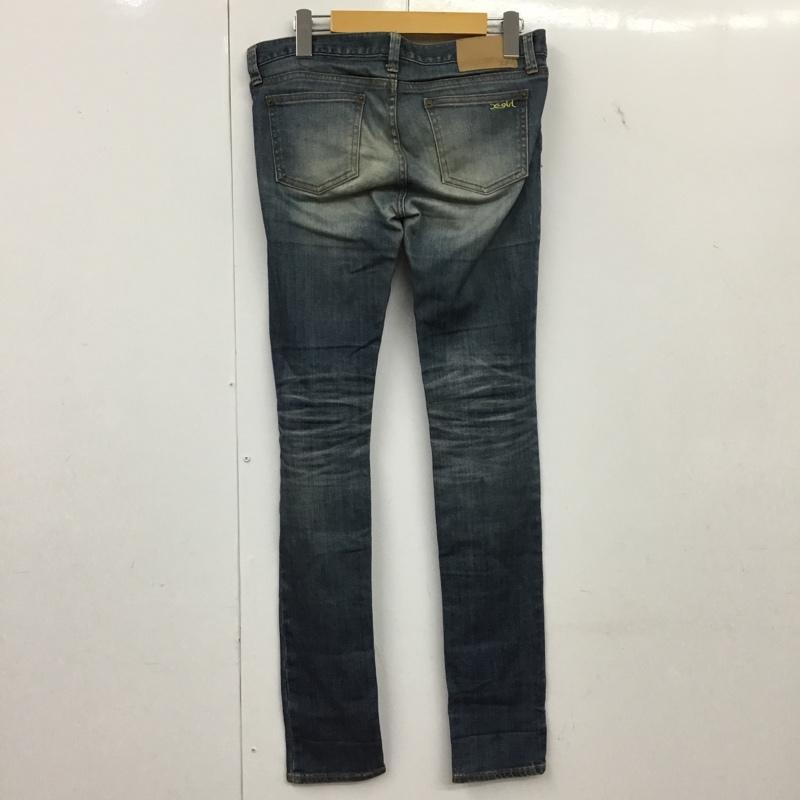 エックスガール X-girl パンツ デニム、ジーンズ 27インチ 無地 インディゴ / インディゴ / Indigo レディース USED 古着 中古 10154969