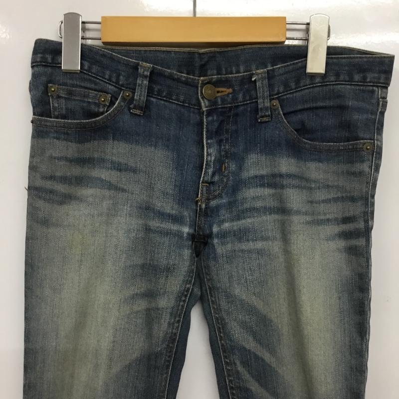 エックスガール X-girl パンツ デニム、ジーンズ 27インチ 無地 インディゴ / インディゴ / Indigo レディース USED 古着 中古 10154969