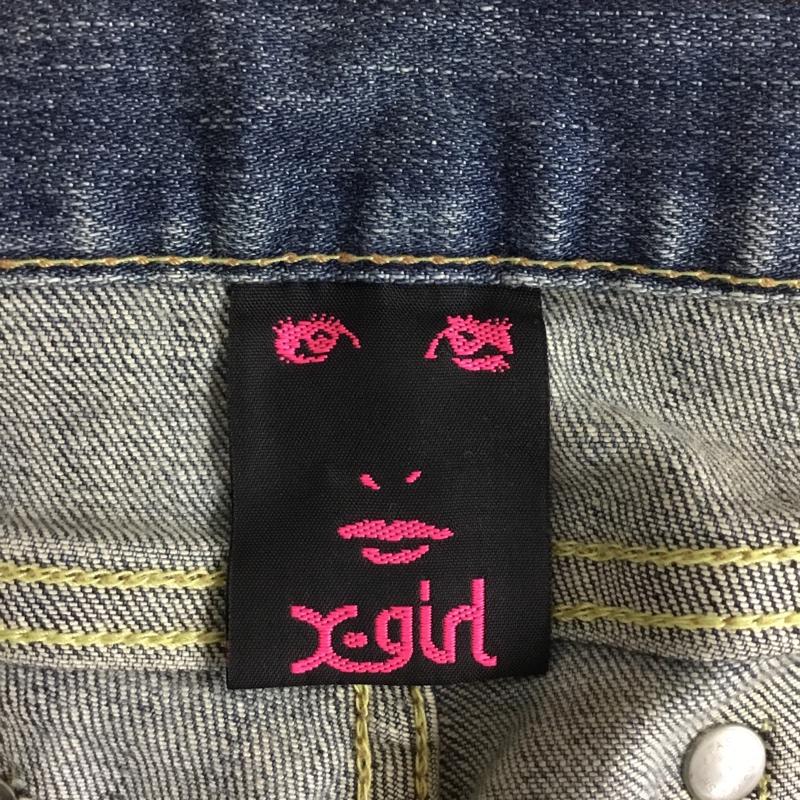 エックスガール X-girl パンツ デニム、ジーンズ 27インチ 無地 インディゴ / インディゴ / Indigo レディース USED 古着 中古 10154969