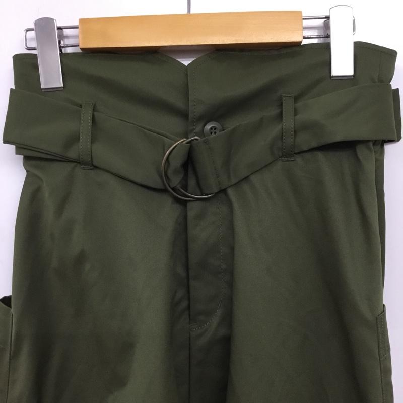 ジーナシス JEANASIS スカート ロングスカート JS050230AD ミリタリーポケットフレアスカート FREE 無地 カーキ / カーキ / khaki レディース USED 古着 中古 10154972
