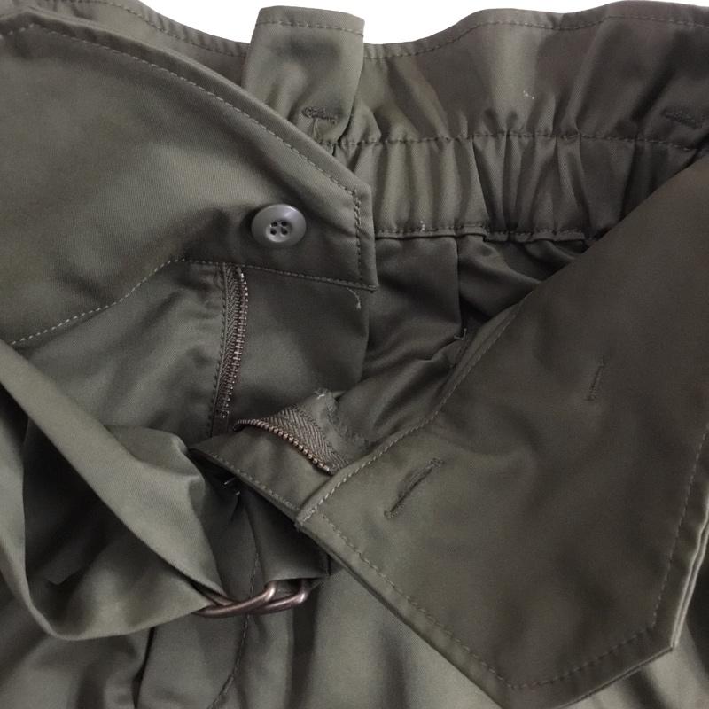 ジーナシス JEANASIS スカート ロングスカート JS050230AD ミリタリーポケットフレアスカート FREE 無地 カーキ / カーキ / khaki レディース USED 古着 中古 10154972