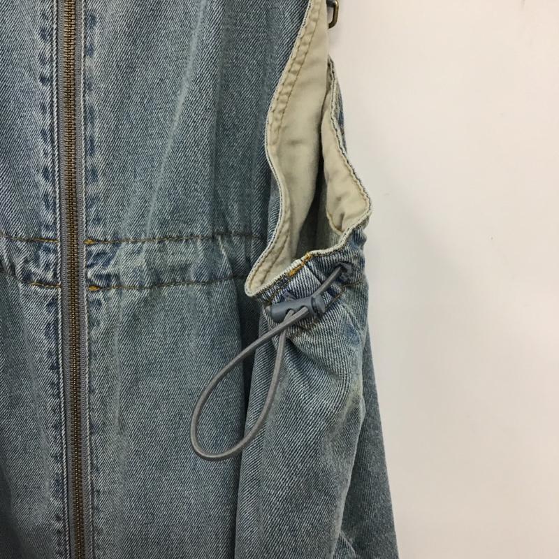 ニコアンド niko and... ワンピース ロングスカート NKB36746RM ジャンパースカート デニム FREE 無地 水色 / ライトブルー / レディース USED 古着 中古 10154974