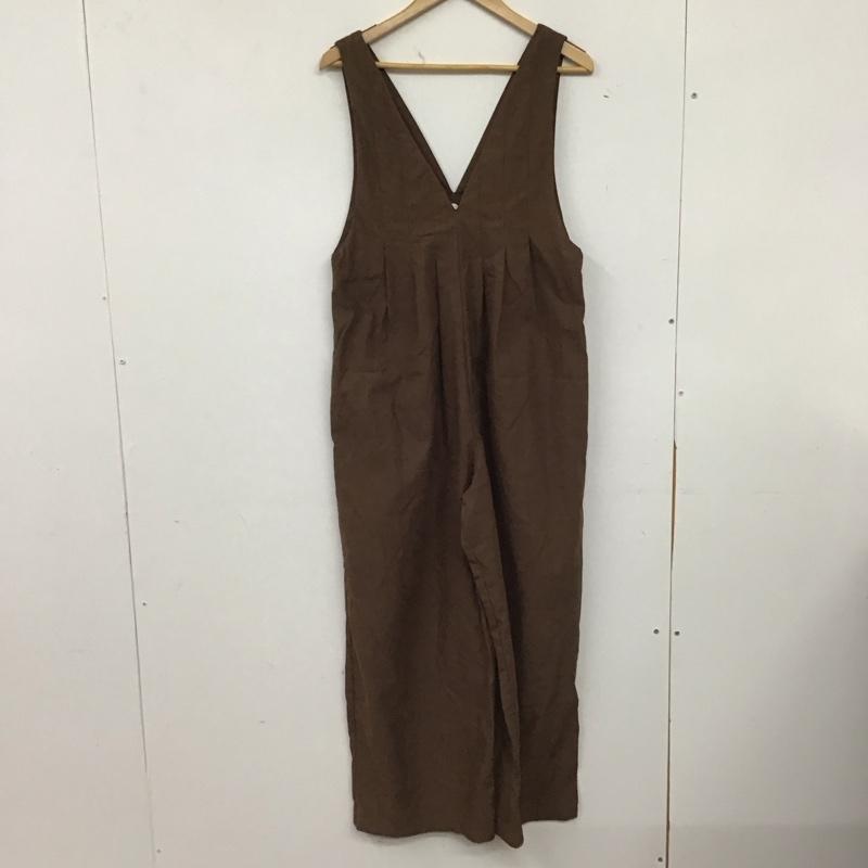 ザラ ZARA サロペット・オーバーオール サロペット、オーバーオール 5854 231 700 オールインワン ノースリーブ XS 無地 茶 / ブラウン / brown レディース USED 古着 中古 10154975