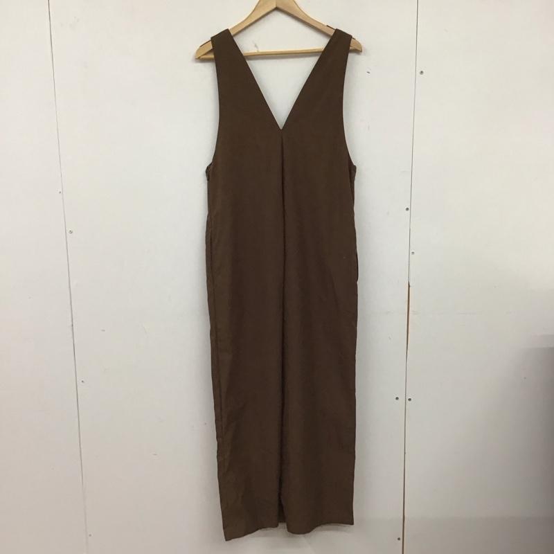 ザラ ZARA サロペット・オーバーオール サロペット、オーバーオール 5854 231 700 オールインワン ノースリーブ XS 無地 茶 / ブラウン / brown レディース USED 古着 中古 10154975