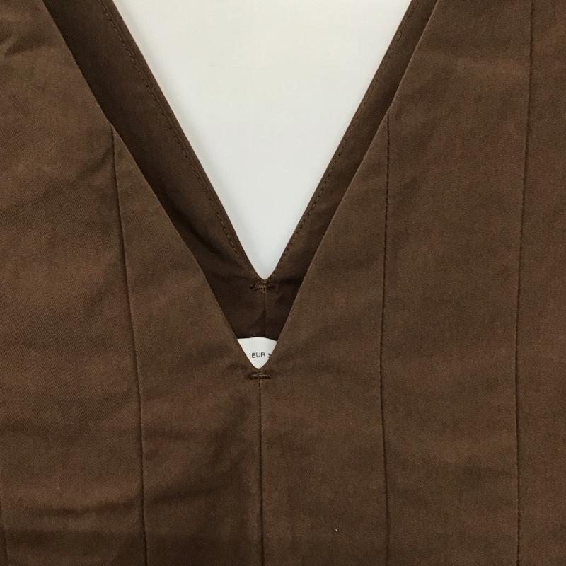 ザラ ZARA サロペット・オーバーオール サロペット、オーバーオール 5854 231 700 オールインワン ノースリーブ XS 無地 茶 / ブラウン / brown レディース USED 古着 中古 10154975