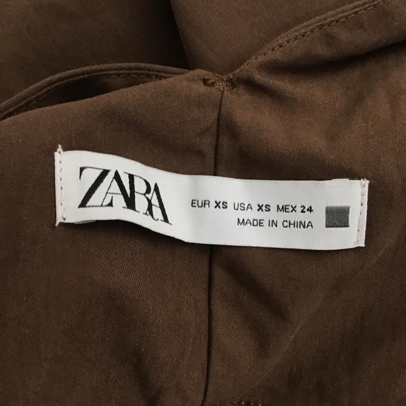 ザラ ZARA サロペット・オーバーオール サロペット、オーバーオール 5854 231 700 オールインワン ノースリーブ XS 無地 茶 / ブラウン / brown レディース USED 古着 中古 10154975