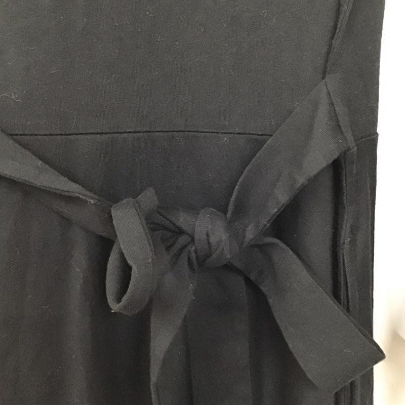 ケービーエフ KBF ワンピース ロングスカート カットソーワンピース 長袖 ONE SIZE 無地 黒 / ブラック / black レディース USED 古着 中古 10154976