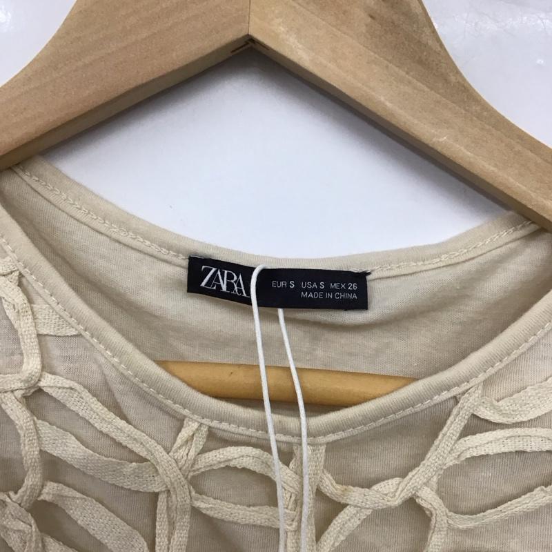 ザラ ZARA ワンピース ロングスカート 2712 312 712 ノースリーブ タグ付き S 無地 ベージュ / ベージュ / beige X アイボリー / アイボリー / レディース USED 古着 中古 10154977