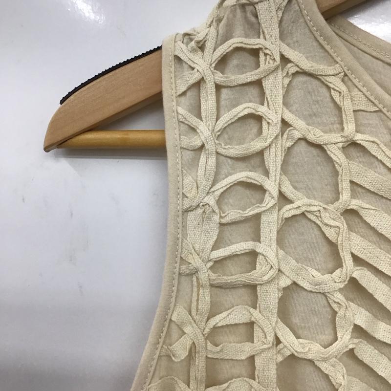 ザラ ZARA ワンピース ロングスカート 2712 312 712 ノースリーブ タグ付き S 無地 ベージュ / ベージュ / beige X アイボリー / アイボリー / レディース USED 古着 中古 10154977