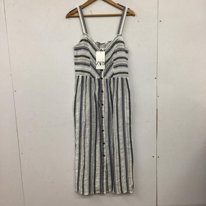 ザラ ZARA ワンピース ロングスカート 1821 022 044 キャミワンピース 前開き タグ付き S ストライプ マルチカラー / マルチカラー / multicolor レディース USED 古着 中古 10154981