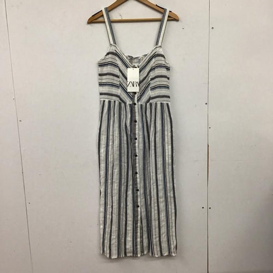 ザラ ZARA ワンピース ロングスカート 1821 022 044 キャミワンピース 前開き タグ付き S ストライプ マルチカラー / マルチカラー / multicolor レディース USED 古着 中古 10154981