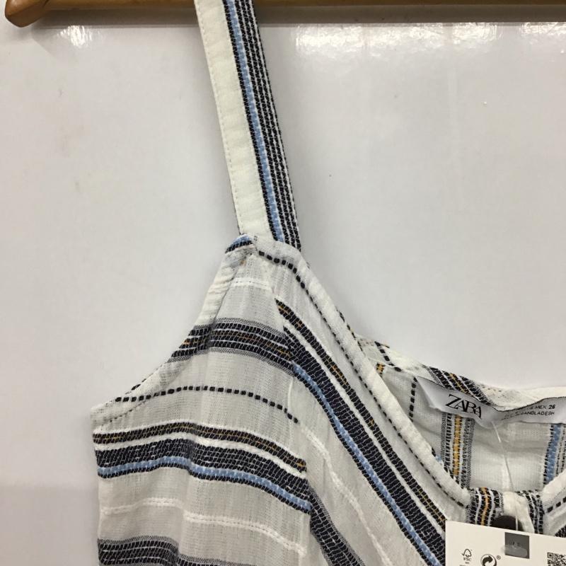 ザラ ZARA ワンピース ロングスカート 1821 022 044 キャミワンピース 前開き タグ付き S ストライプ マルチカラー / マルチカラー / multicolor レディース USED 古着 中古 10154981