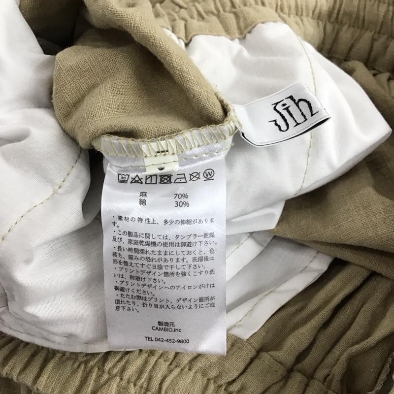 古着 USED セットアップ セットアップ Jih Nunc コットンリネンキーネック7分袖プルオーバーシャツ バルーンパンツ L 無地 ベージュ / ベージュ / beige メンズ USED 古着 中古 10154984