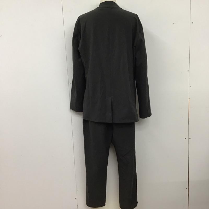 シテラ CITERA セットアップ セットアップ 4504-41401 ノーカラージャケット パンツ XL 無地 ダークグレー / ダークグレー / メンズ USED 古着 中古 10154987