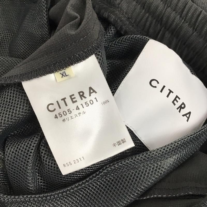 シテラ CITERA セットアップ セットアップ 4504-41401 ノーカラージャケット パンツ XL 無地 ダークグレー / ダークグレー / メンズ USED 古着 中古 10154987