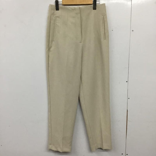 ザラ ZARA パンツ スラックス 7102/162/251 ハイウエストパンツ タグ付 L 無地 オフホワイト / オフホワイト / レディース USED 古着 中古 10154995