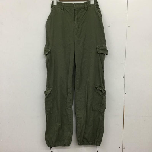 エックスガール X-girl パンツ ワークパンツ、ペインターパンツ 05194604 MILITARY JOGGER PANTS ミリタリージョガーパンツ 1 無地 カーキ / カーキ / khaki レディース USED 古着 中古 10154999