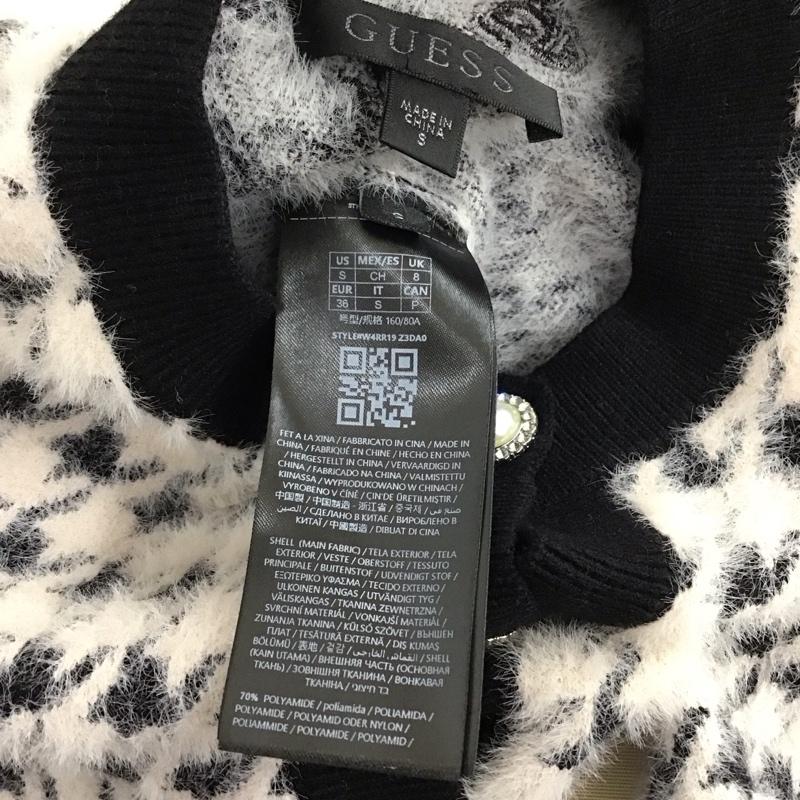 ゲス Guess セットアップ セットアップ W4RR19 Z3DA0 ウール混カーディガン タイトスカート S 千鳥格子 黒 / ブラック / black X 桃 / ピンク / pink レディース USED 古着 中古 10155001