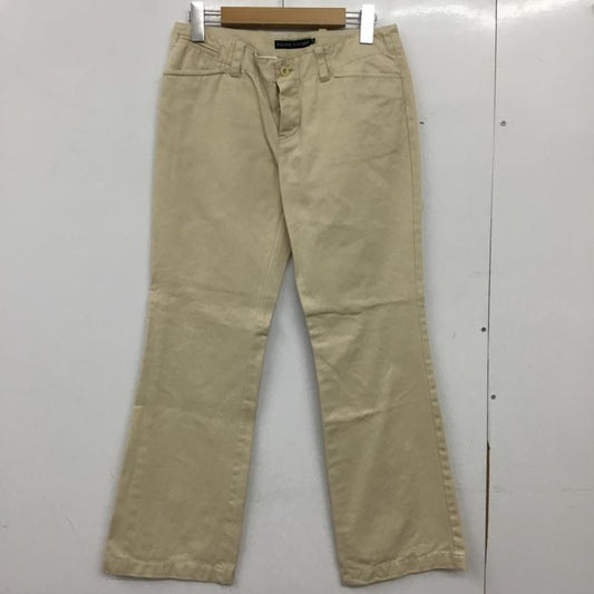 ラルフローレン RALPHLAUREN パンツ スラックス 無地 アイボリー / アイボリー / レディース USED 古着 中古 10155004