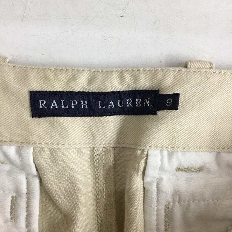 ラルフローレン RALPHLAUREN パンツ スラックス 無地 アイボリー / アイボリー / レディース USED 古着 中古 10155004