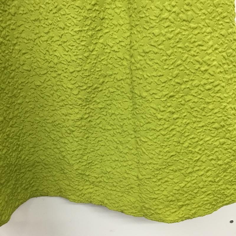 リエディ Re:EDIT スカート ロングスカート L 無地 黄緑 / イエローグリーン / レディース USED 古着 中古 10155007