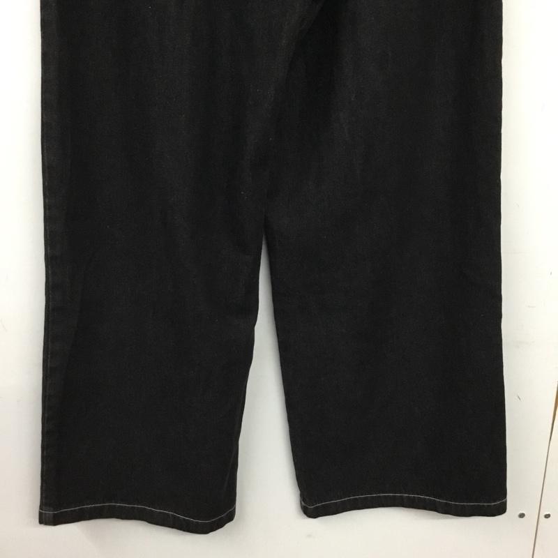 スタディオクリップ studio CLIP パンツ デニム、ジーンズ L 無地 黒 / ブラック / black レディース USED 古着 中古 10155011