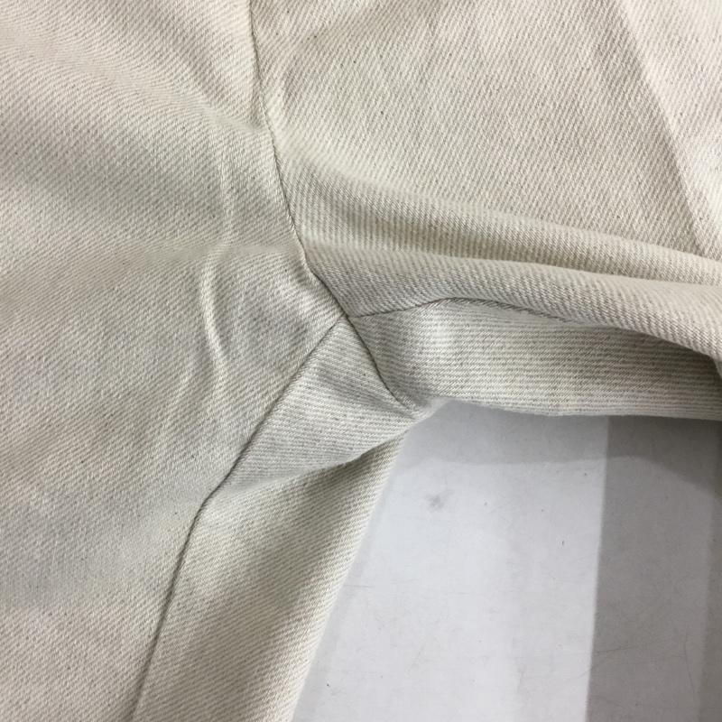エムアンダーバー M_ パンツ スラックス 010ES330-0660 LINEN BLEND PANTS 麻素材 1 無地 オフホワイト / オフホワイト / レディース USED 古着 中古 10155013