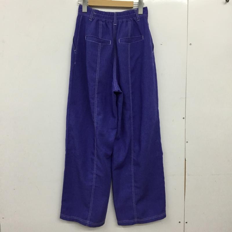 ページボーイ PAGEBOY パンツ スラックス FREE 無地 紫 / パープル / purple レディース USED 古着 中古 10155014