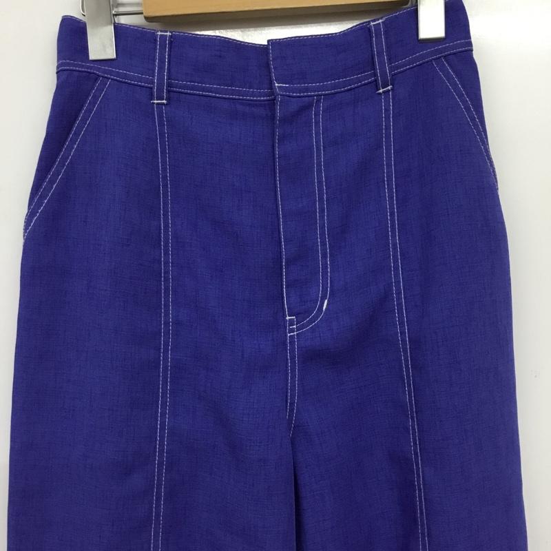 ページボーイ PAGEBOY パンツ スラックス FREE 無地 紫 / パープル / purple レディース USED 古着 中古 10155014