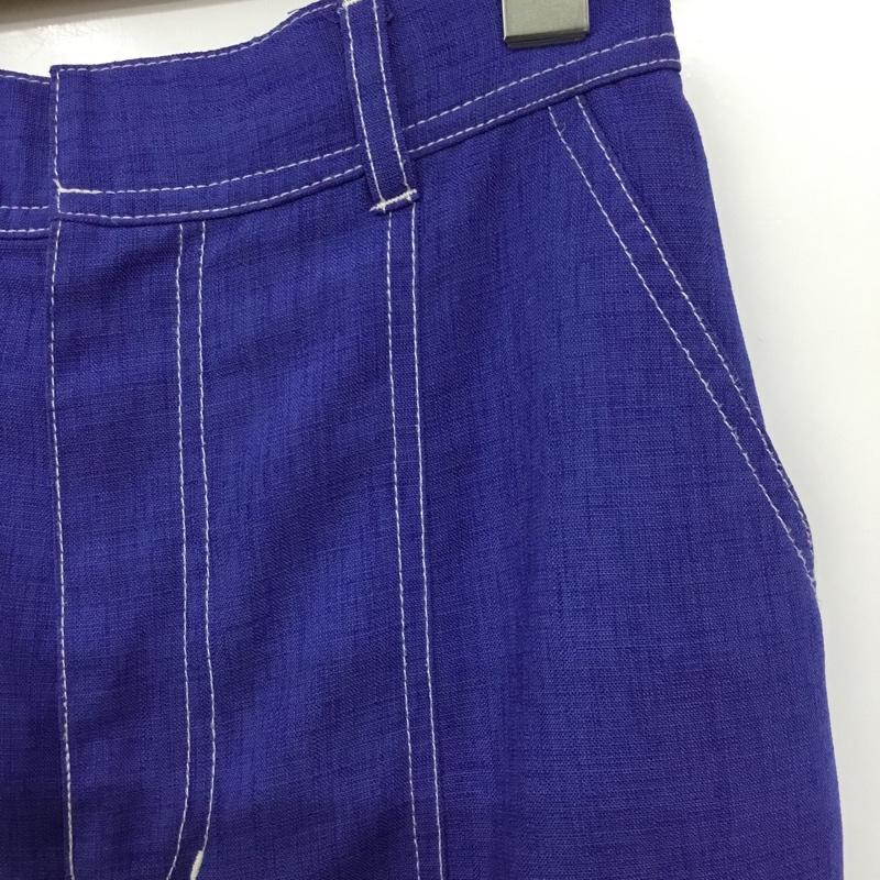 ページボーイ PAGEBOY パンツ スラックス FREE 無地 紫 / パープル / purple レディース USED 古着 中古 10155014