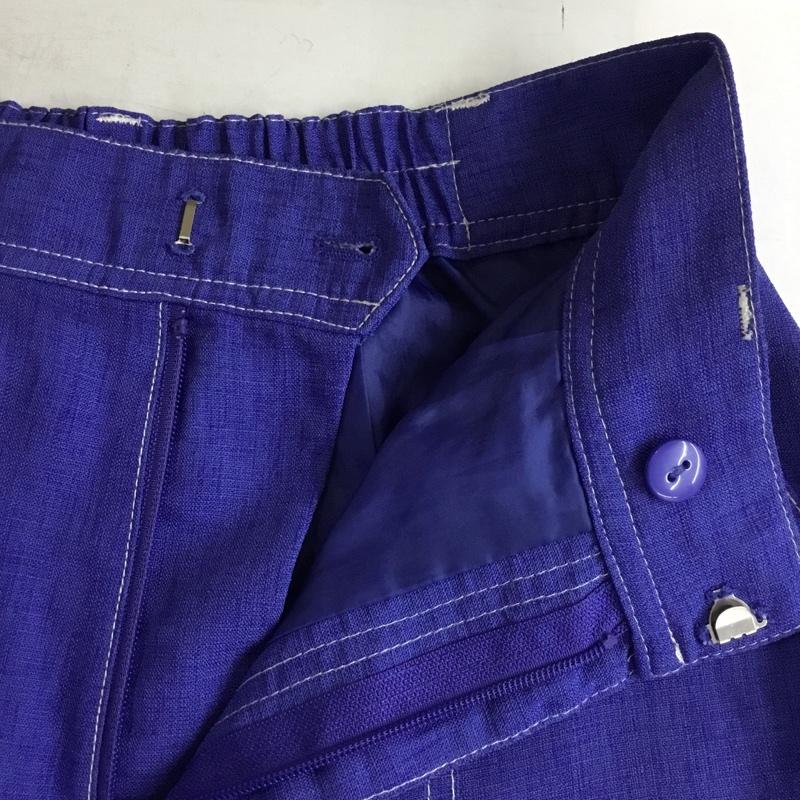 ページボーイ PAGEBOY パンツ スラックス FREE 無地 紫 / パープル / purple レディース USED 古着 中古 10155014