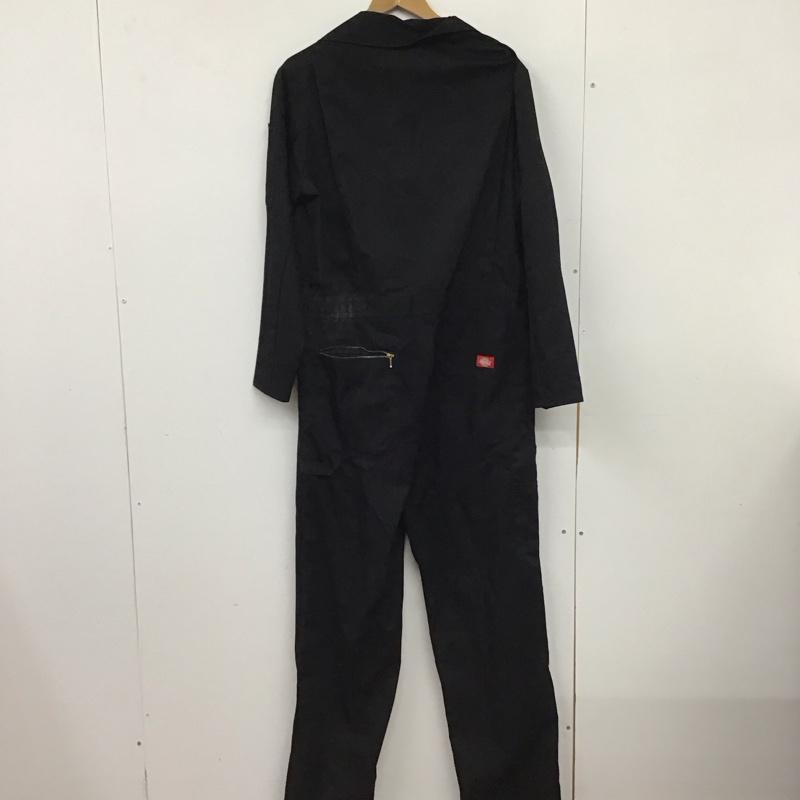 ディッキーズ Dickies ワンピース・ドレス・オールインワン ワンピース・ドレス・オールインワン オールインワン 長袖 ロゴ、文字 黒 / ブラック / black メンズ USED 古着 中古 10155017