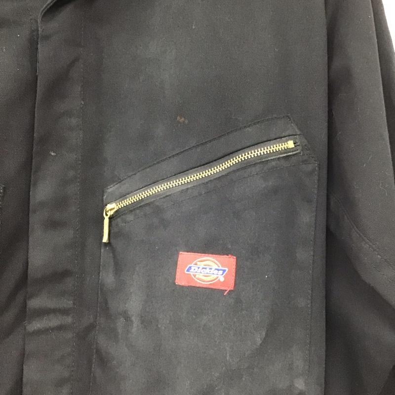 ディッキーズ Dickies ワンピース・ドレス・オールインワン ワンピース・ドレス・オールインワン オールインワン 長袖 ロゴ、文字 黒 / ブラック / black メンズ USED 古着 中古 10155017