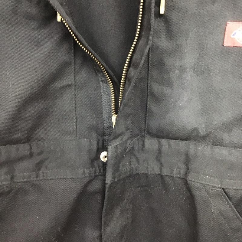 ディッキーズ Dickies ワンピース・ドレス・オールインワン ワンピース・ドレス・オールインワン オールインワン 長袖 ロゴ、文字 黒 / ブラック / black メンズ USED 古着 中古 10155017