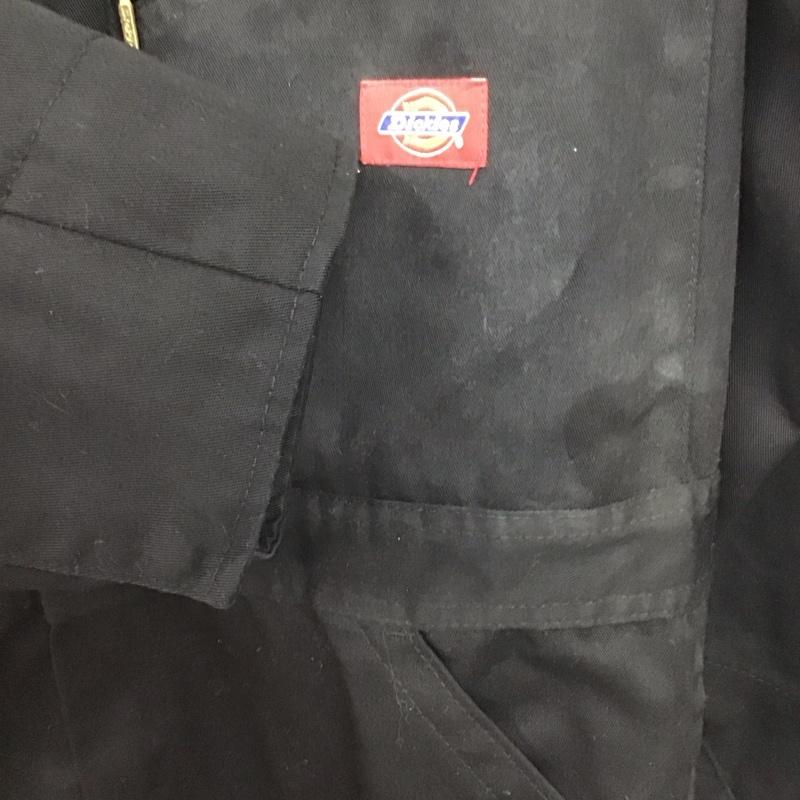 ディッキーズ Dickies ワンピース・ドレス・オールインワン ワンピース・ドレス・オールインワン オールインワン 長袖 ロゴ、文字 黒 / ブラック / black メンズ USED 古着 中古 10155017