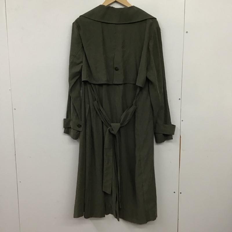 ザラ ZARA コート コート一般 5071 823 505 ロングコート 薄手コート XS 無地 カーキ / カーキ / khaki レディース USED 古着 中古 10155018