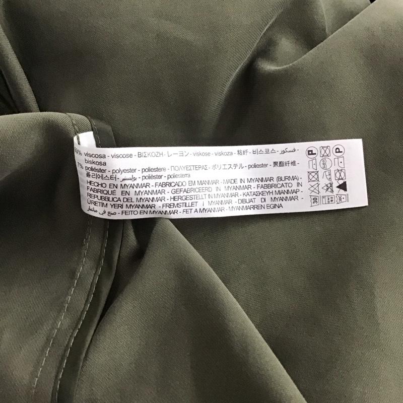 ザラ ZARA コート コート一般 5071 823 505 ロングコート 薄手コート XS 無地 カーキ / カーキ / khaki レディース USED 古着 中古 10155018