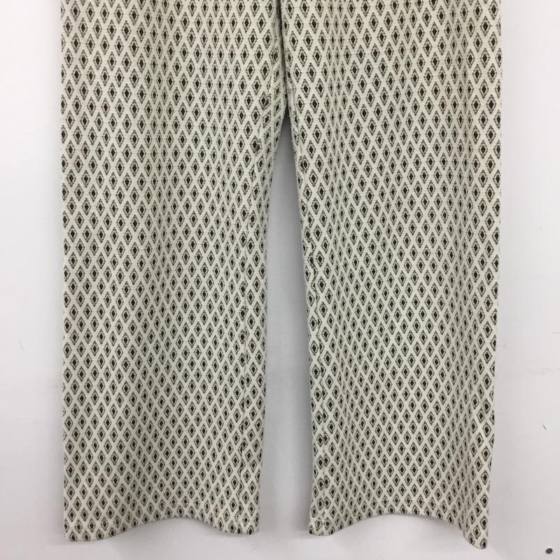 ジーナシス JEANASIS パンツ スラックス FREE 総柄 白 / ホワイト / white レディース USED 古着 中古 10155032