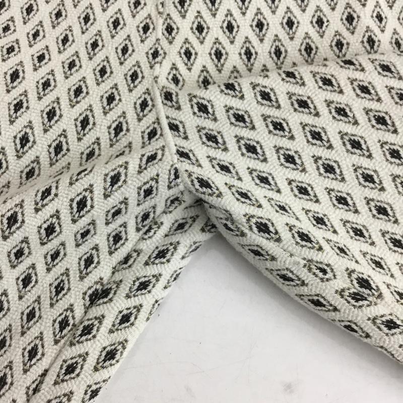 ジーナシス JEANASIS パンツ スラックス FREE 総柄 白 / ホワイト / white レディース USED 古着 中古 10155032